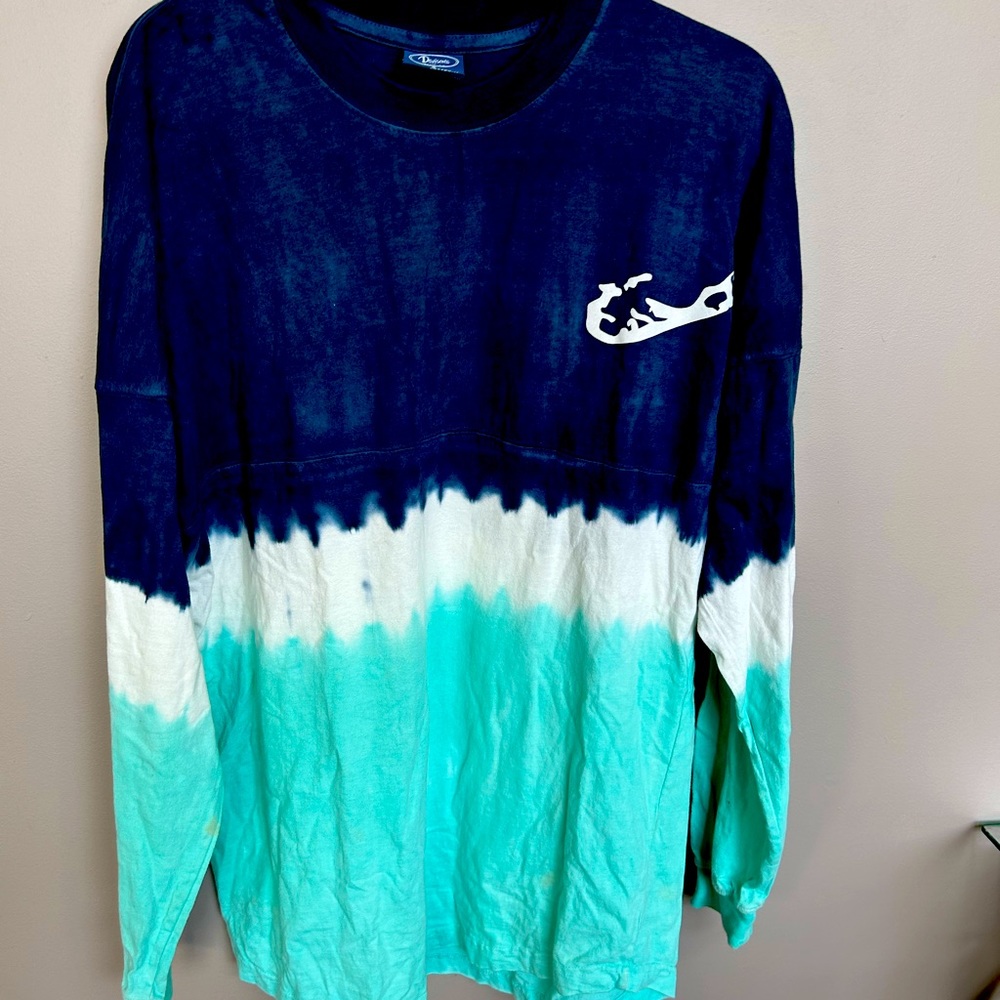Long Sleeve cotton top oversized small type dye Bermuda shirt